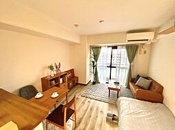 小松原レジデンス 0803 8階ワンルームのリビング/ダイニング