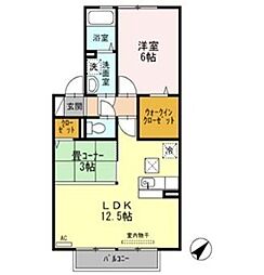 CasaFelice 1LDKの間取図画像