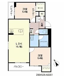 ShaMaison日之出 2LDKの間取図画像