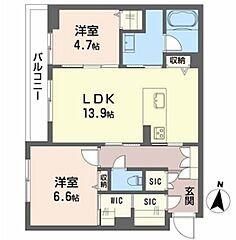 物件の間取り