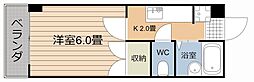 エントピア鴨池第8 1Kの間取図画像