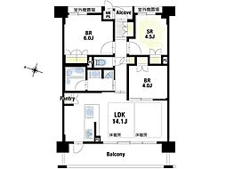 間取図画像 2SLDK