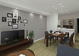 サン　ビレッジ 0203 2階2LDKのリビング/ダイニング