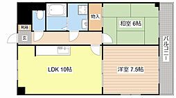 Nasu23 4階2LDKの間取り