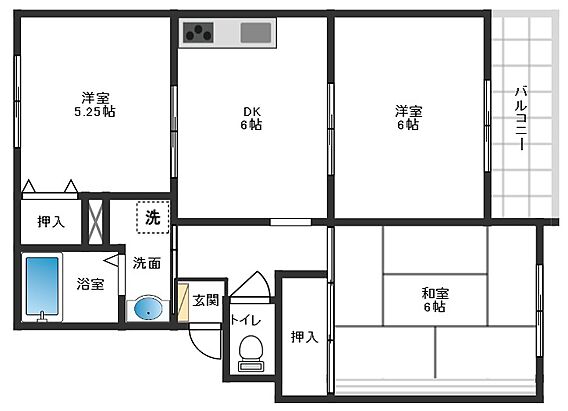 タカラマンション1_間取り_0