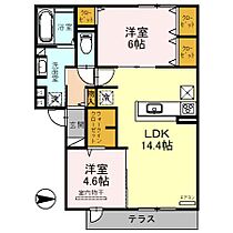 Mellow　Stage 102 ｜ 大阪府高槻市下田部町1丁目15-26（賃貸アパート2LDK・1階・60.61㎡） その2