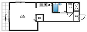 クラージュ高槻 201 ｜ 大阪府高槻市高槻町20-5（賃貸マンション1R・2階・24.15㎡） その2