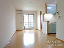 JR東海道・山陽本線 JR総持寺駅 徒歩28分の賃貸アパート 1階1LDKのリビング/ダイニング