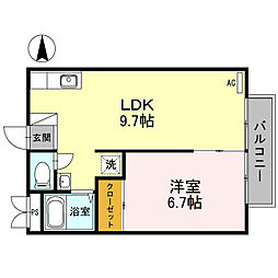 松下ハイツ 2階/201