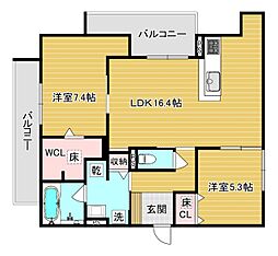 (仮称)D-ROOM高槻市寿町 1階/101