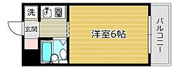 ジョイフル富田 1Kの間取図画像