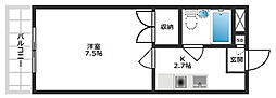 城南マンション 2階