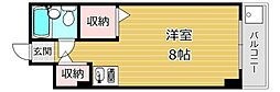 プレミアムコート ワンルームの間取図画像