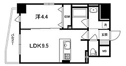 ヴィントルナート 1LDKの間取図画像