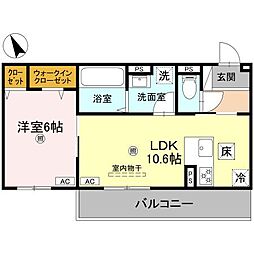 間取図画像 1LDK
