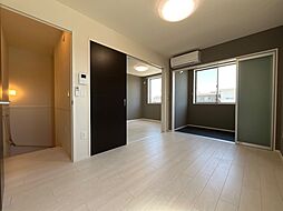 JR草津線 甲南駅 徒歩4分の賃貸アパート 2階1LDKのリビング/ダイニング