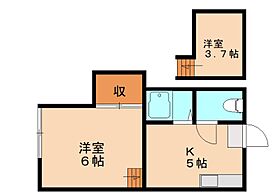 シティベール陣山  ｜ 福岡県北九州市八幡西区陣山1丁目（賃貸アパート1DK・2階・21.11㎡） その2