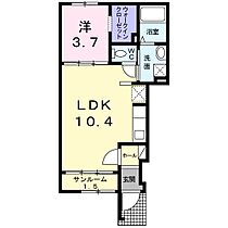 福岡県北九州市八幡西区竹末2丁目（賃貸アパート1LDK・1階・37.93㎡） その2