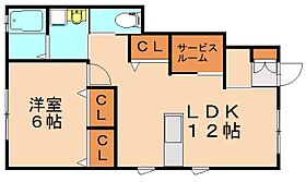 ライフサイズIII  ｜ 福岡県中間市蓮花寺3丁目（賃貸アパート1LDK・1階・48.18㎡） その2