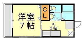 コーポ中山5  ｜ 福岡県中間市中間3丁目（賃貸アパート1K・1階・23.19㎡） その2