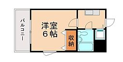 メゾン・ド・青山 1Kの間取図画像