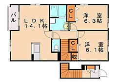 物件の間取り