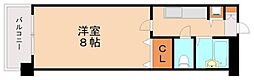 トーカンマンション八千代13 1Kの間取図画像