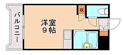 プレアール青山 ワンルームの間取図画像