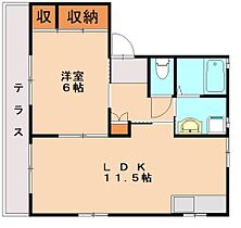 ディアス古屋敷II  ｜ 福岡県北九州市八幡西区穴生1丁目（賃貸アパート1LDK・2階・43.75㎡） その2