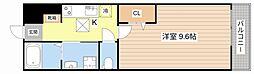 Asahi Tarnal(アサヒ ターナル) 1Kの間取図画像
