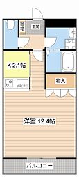 サン・クレール1 ワンルームの間取図画像