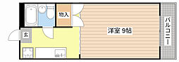 ハイツエクセル2番館 1Kの間取図画像