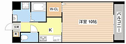 プレイアデス 1Kの間取図画像