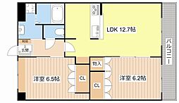 レマルージュ 3階2LDKの間取り