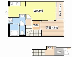 フリージアR 1LDKの間取図画像