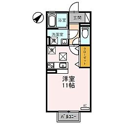 ファーストステージ ワンルームの間取図画像