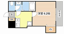 JR東海道・山陽本線 彦根駅 徒歩23分の賃貸アパート 1階1Kの間取り