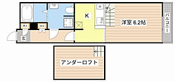 REGINA 1Kの間取図画像
