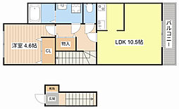 間取図画像 1LDK