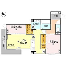 Luce(ルーチェ) 2LDKの間取図画像