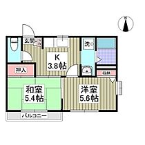 コンフォーレハイムパープル 101 ｜ 埼玉県本庄市児玉町吉田林（賃貸アパート2K・1階・33.12㎡） その2