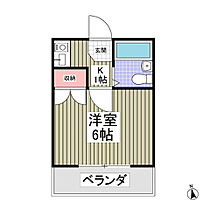 ブラウン第4 202 ｜ 埼玉県坂戸市仲町（賃貸アパート1K・2階・15.40㎡） その2