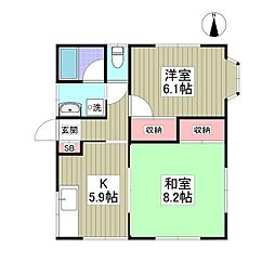 🉐敷金礼金0円！🉐外岡ハイツB