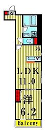 間取図画像 1LDK