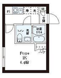 レピュア小石川レジデンスII 1Kの間取図画像