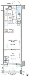 パークアクシス文京本郷 1LDKの間取図画像