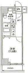 アイルプレミアム文京六義園 1Kの間取図画像