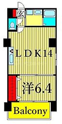 テルマエドムス根岸 1LDKの間取図画像