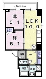 ザ・グラン キース 2LDKの間取図画像
