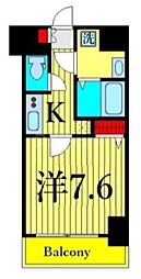 MAKESDESIGN三ノ輪 1Kの間取図画像